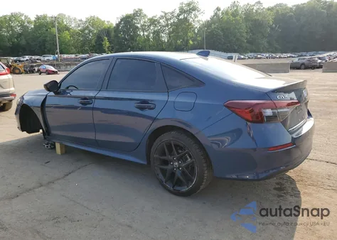 2025 Honda Civic Sport из США, поврежденный, VIN 2HGFE2F5XSH521012